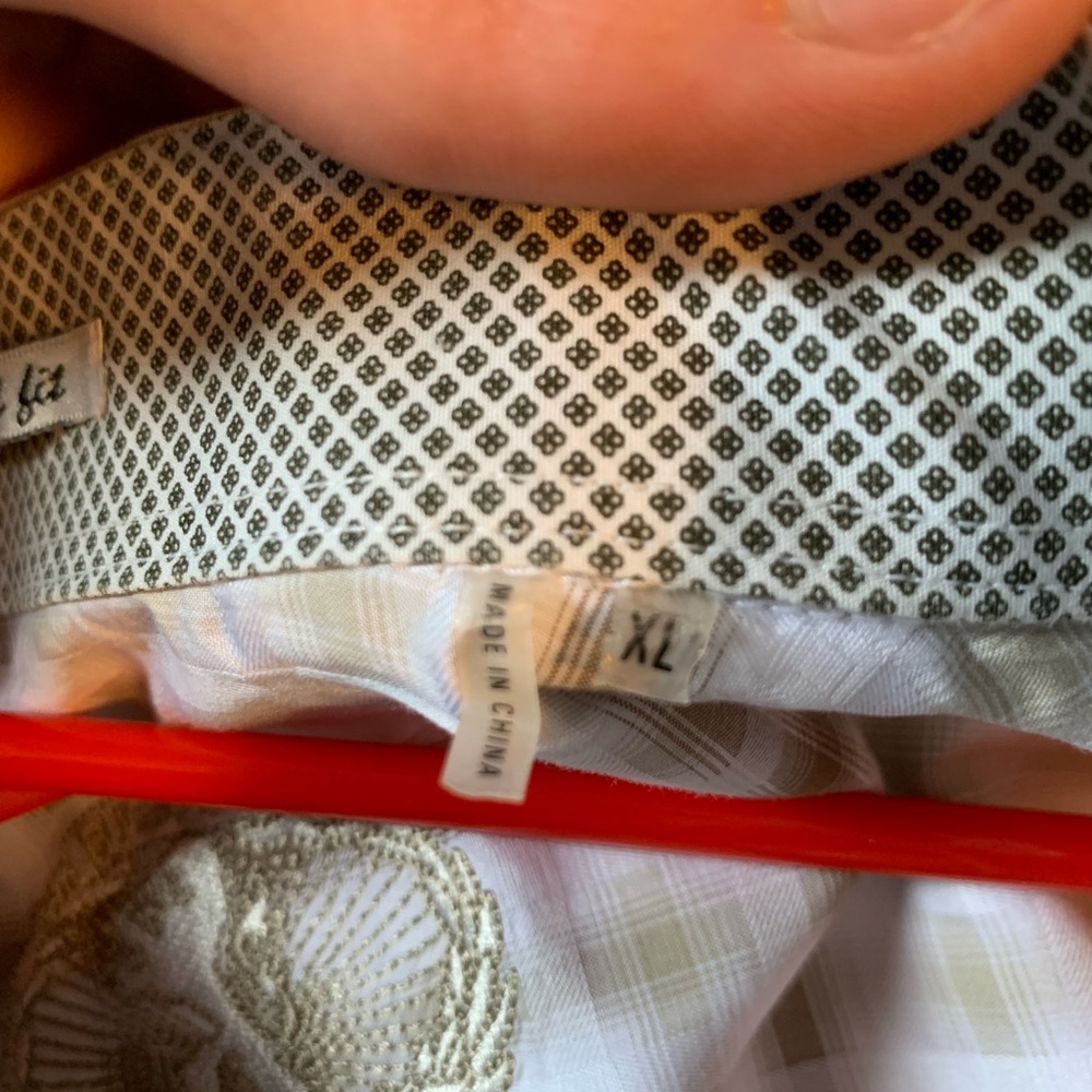 Bugatchi Brown Checkered Gingham Button Down - image 5